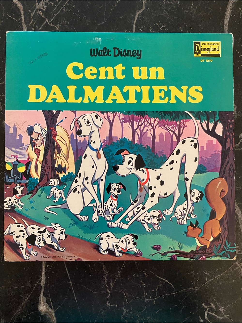 Vintage Walt Disney Cent un dalmatiens (101 Dalmatians) Vinyl Record